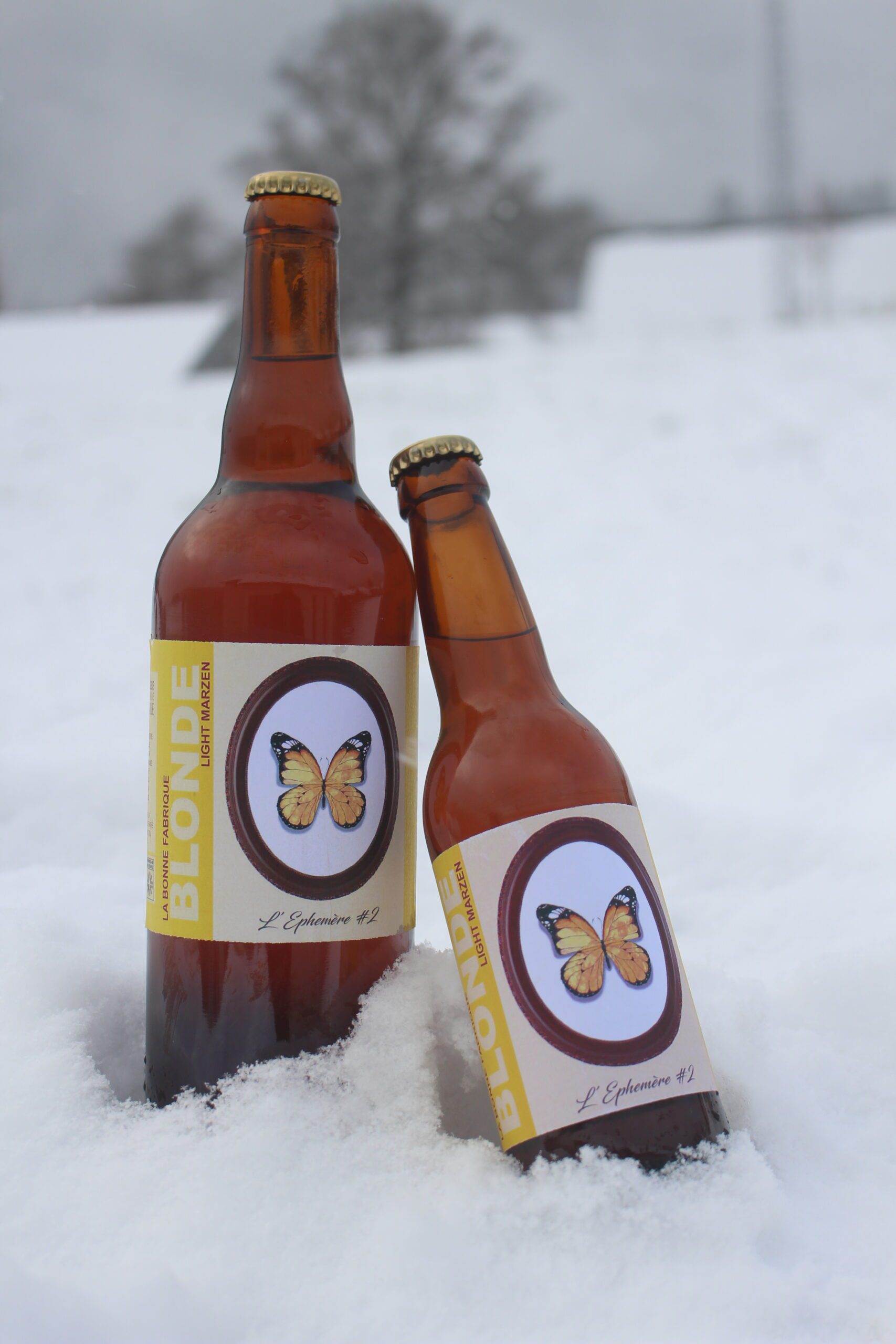 Etiquette de la biere du moment