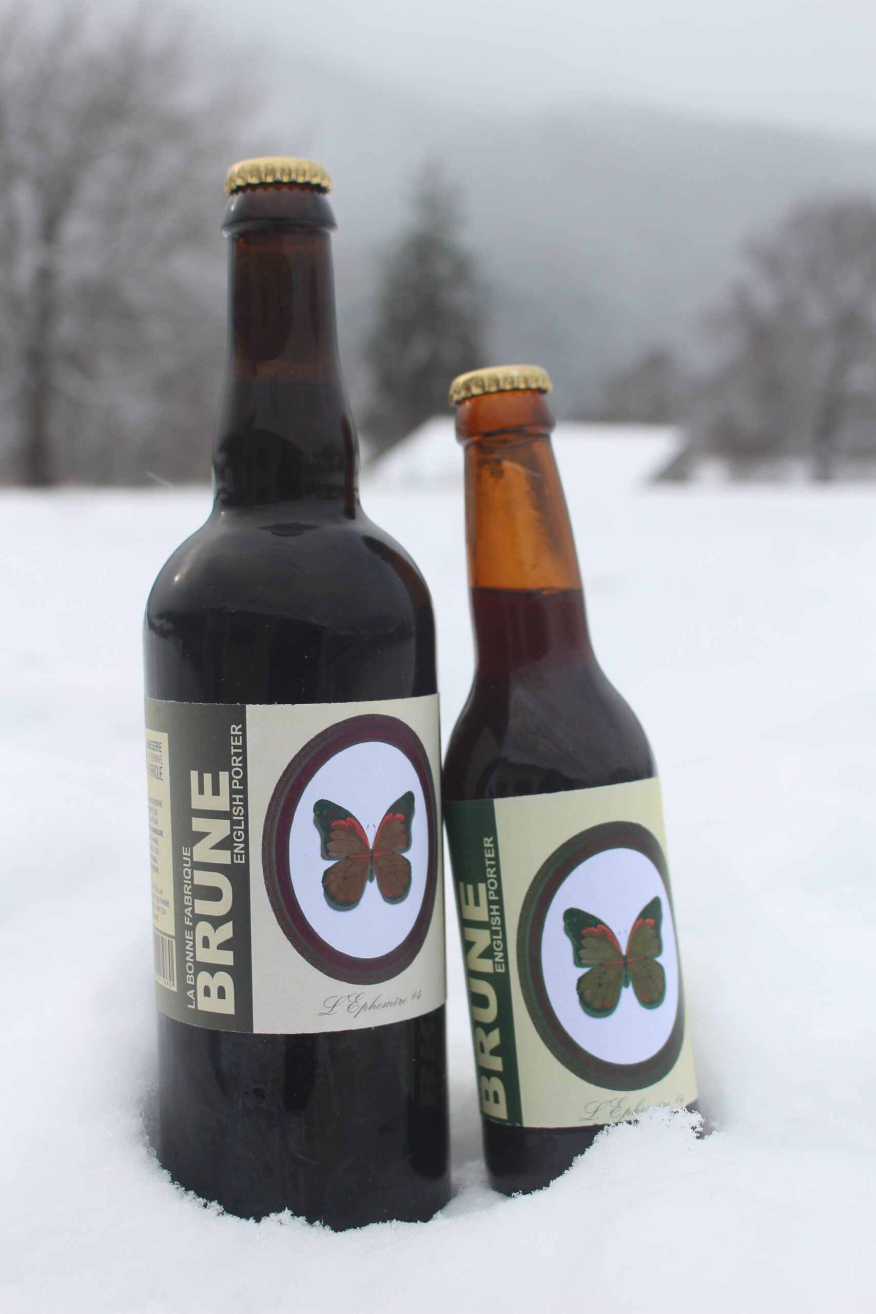 Etiquette de la biere du moment