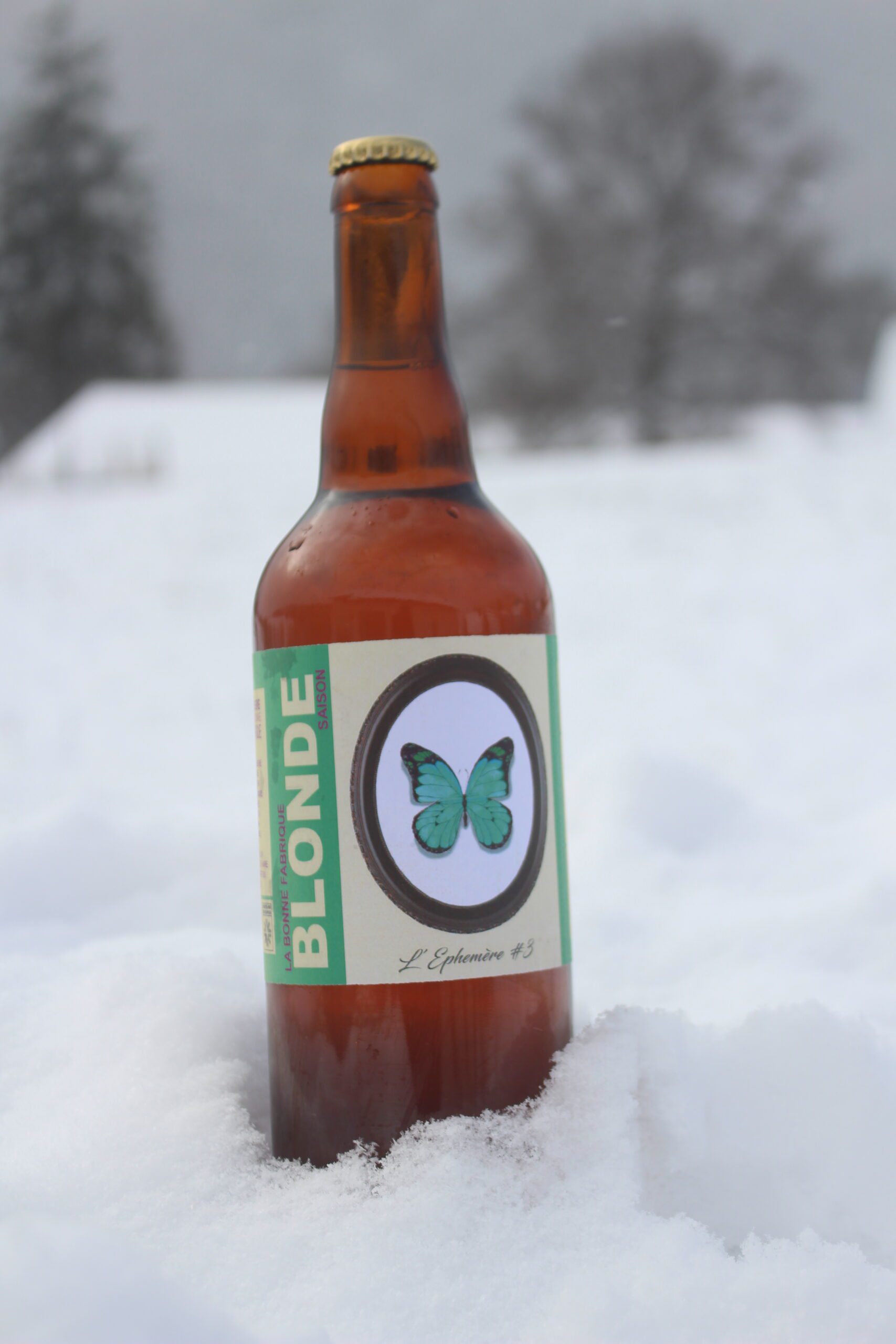 Etiquette de la biere du moment