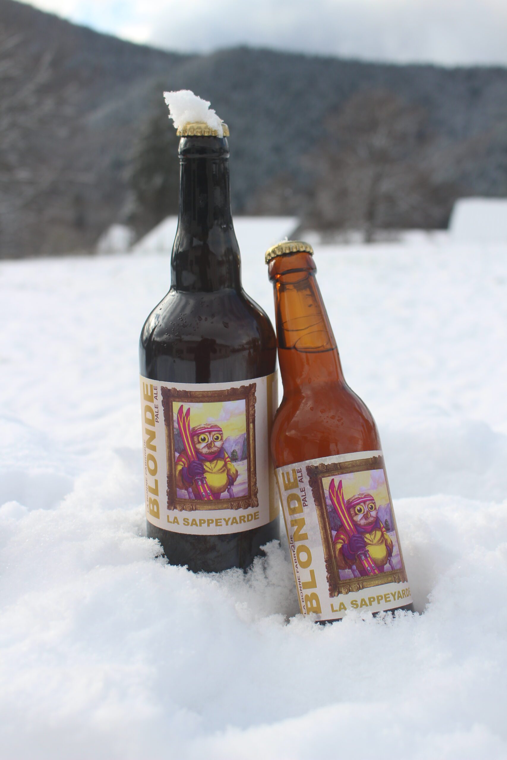 Etiquette de la biere du moment