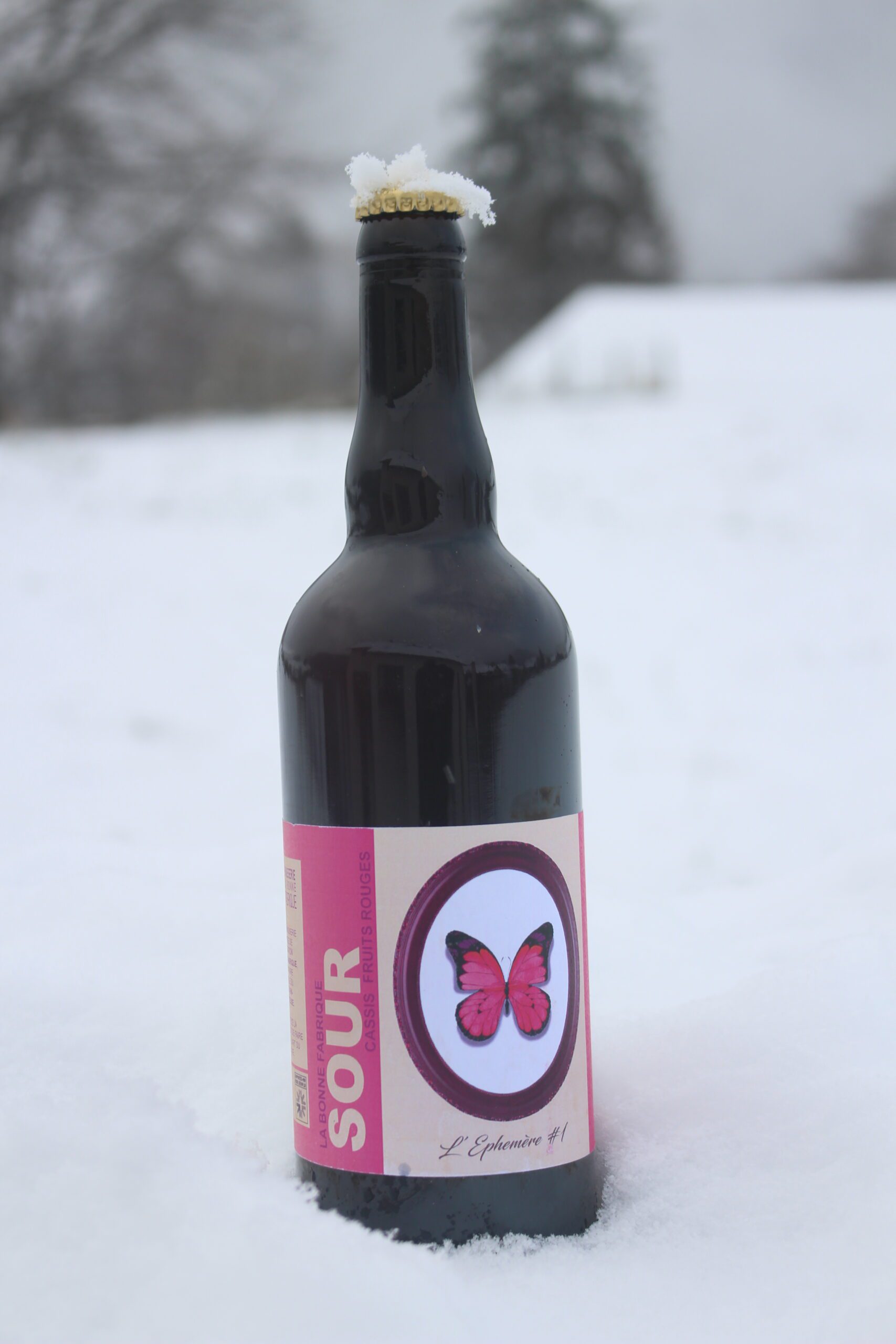 Etiquette de la biere du moment